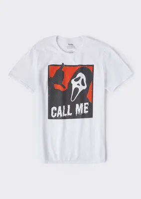 Ghostface Call Me Graphic Tee