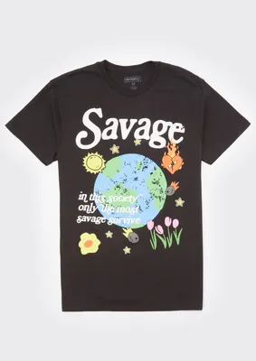 Savage Society Earth Graphic Tee