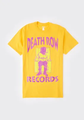 Yellow Death Row Records Graphic Tee