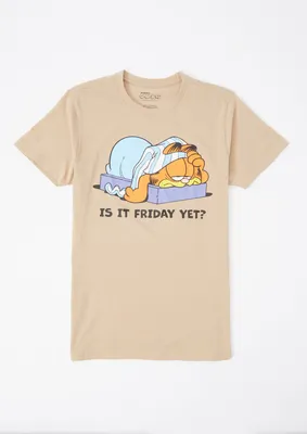 Garfield Is It Friday Graphic Tee