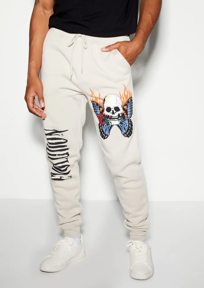 Rue21 Evolution Butterfly Graphic Joggers