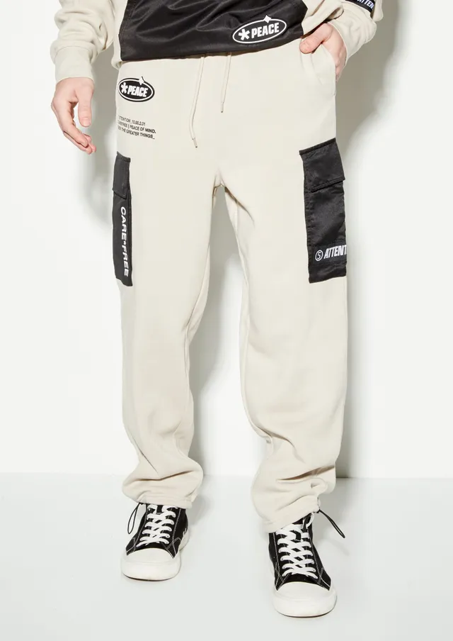 FB County Grey Cargo Sweatpants