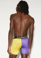 Two Tone Lakers Print Boxer Briefs