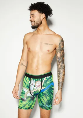PSD Rick And Morty Tie Dye Print Boxer Briefs