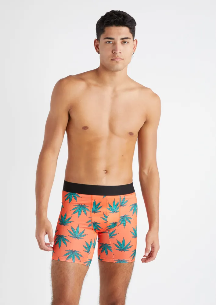 Rue21 Weed Print Long Length Boxer Briefs