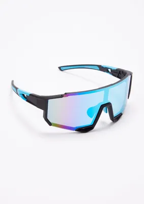 Blue Rimless Revo Lens Scorpion Sunglasses