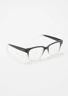 Black Ombre Frame Peabody Glasses