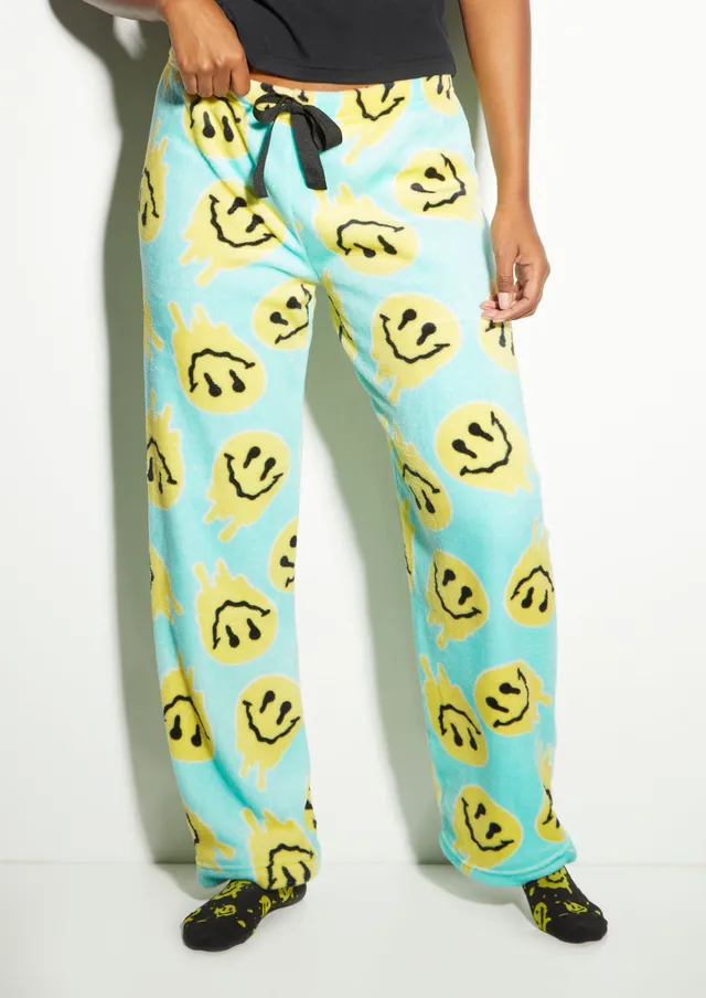 Rue21 Lavender Avocado Print Plush Pajama Pants