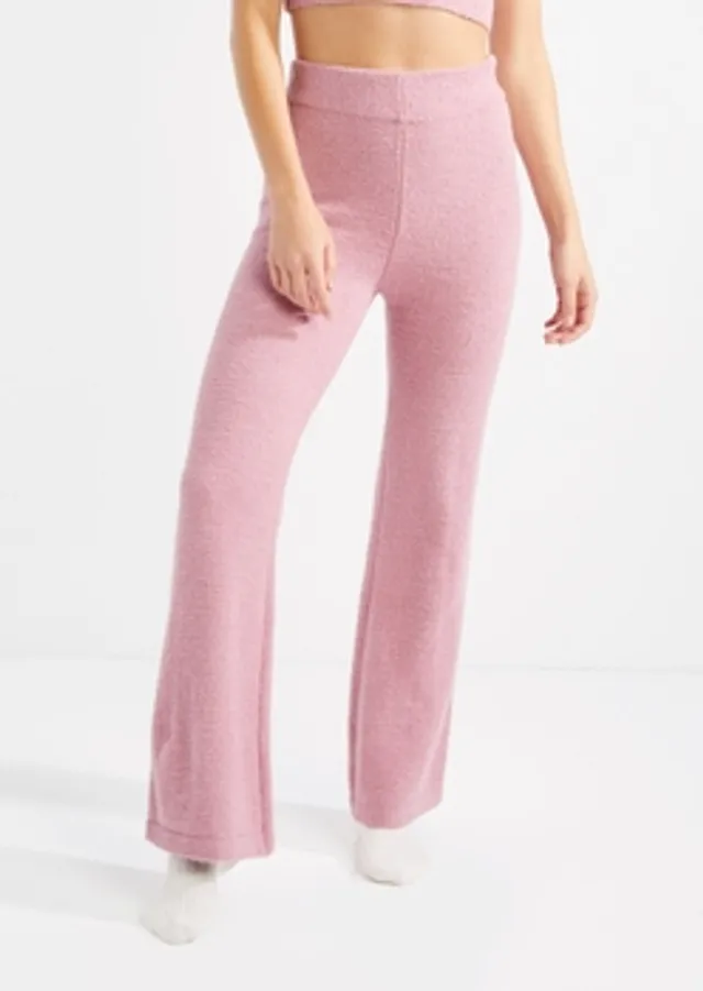 Rue21 Light Pink Teddy Knit Flare Pants