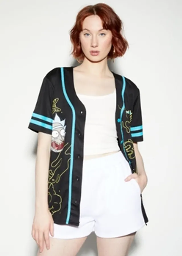 Forever 21 Cropped Graphic Baseball Jersey