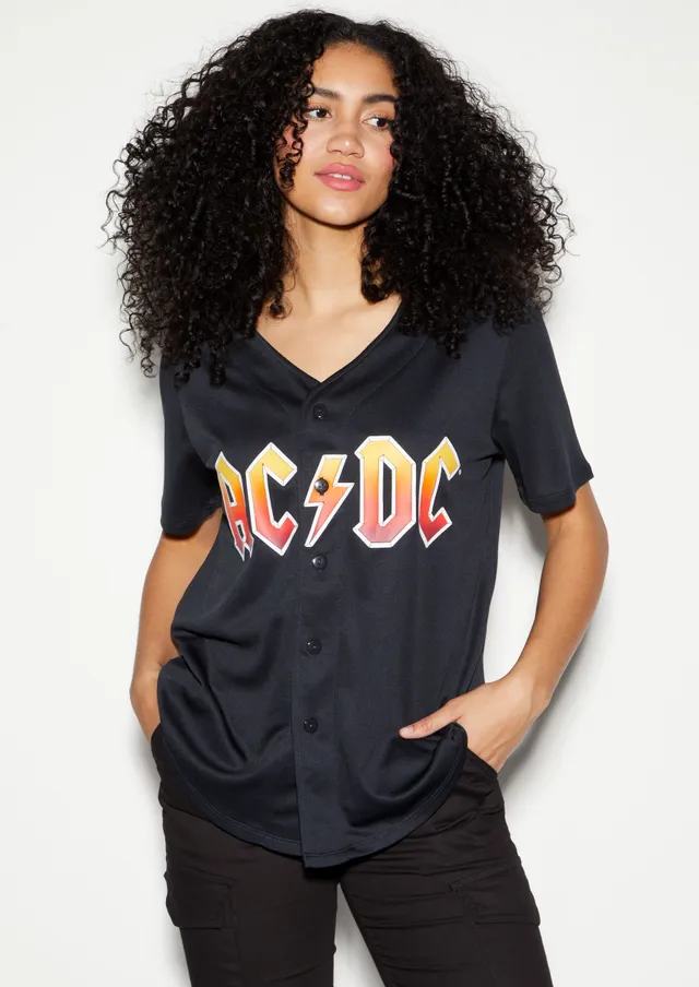 Forever 21 ACDC Graphic Hockey Jersey