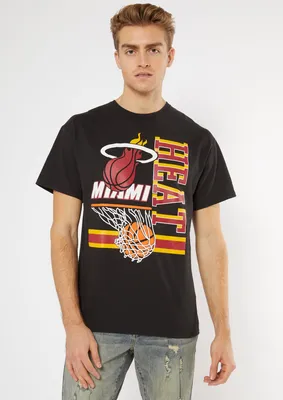 NBA Miami Heat Charcoal Graphic Tee