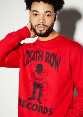 Death Row Records Graphic Crew Neck Sweatshirt