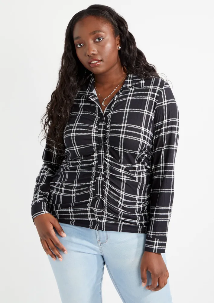 Profile Dodgers Plus Size Pop Fashion Button-Up Jersey - Women's