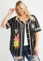 Rue21 Pink Barbie Graphic Baseball Jersey