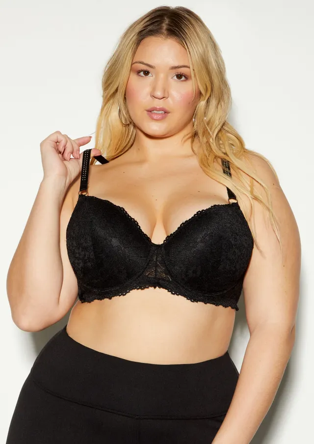 Heartware Open-Cup Strappy Demi Bra