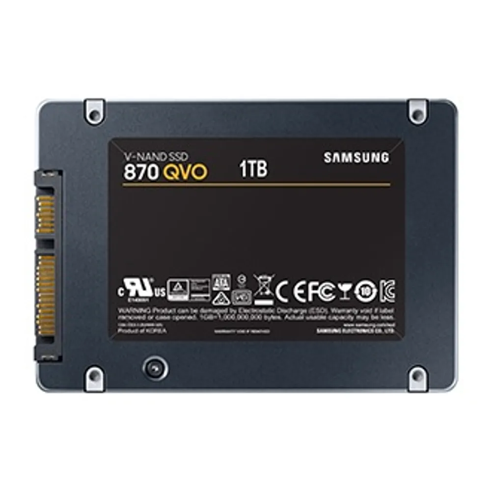 Samsung 870 QVO 1TB SATA 2.5" internal Solid State Drive (SSD) (MZ-77Q1TB/AM) | Samsung CA