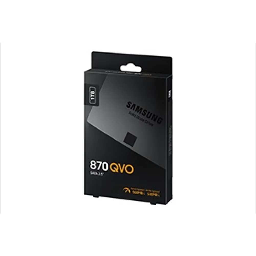 Samsung 870 QVO 1TB SATA 2.5" internal Solid State Drive (SSD) (MZ-77Q1TB/AM) | Samsung CA