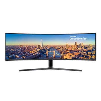 49" Super Ultra-Wide Curved Monitor 32:10 UHD | LC49J890DKNXZA | Samsung Business Canada