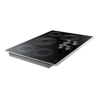 30" 5-Element Smart Electric Cooktop with Knob Controls | Samsung CA