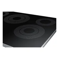 30" 5-Element Smart Electric Cooktop with Knob Controls | Samsung CA