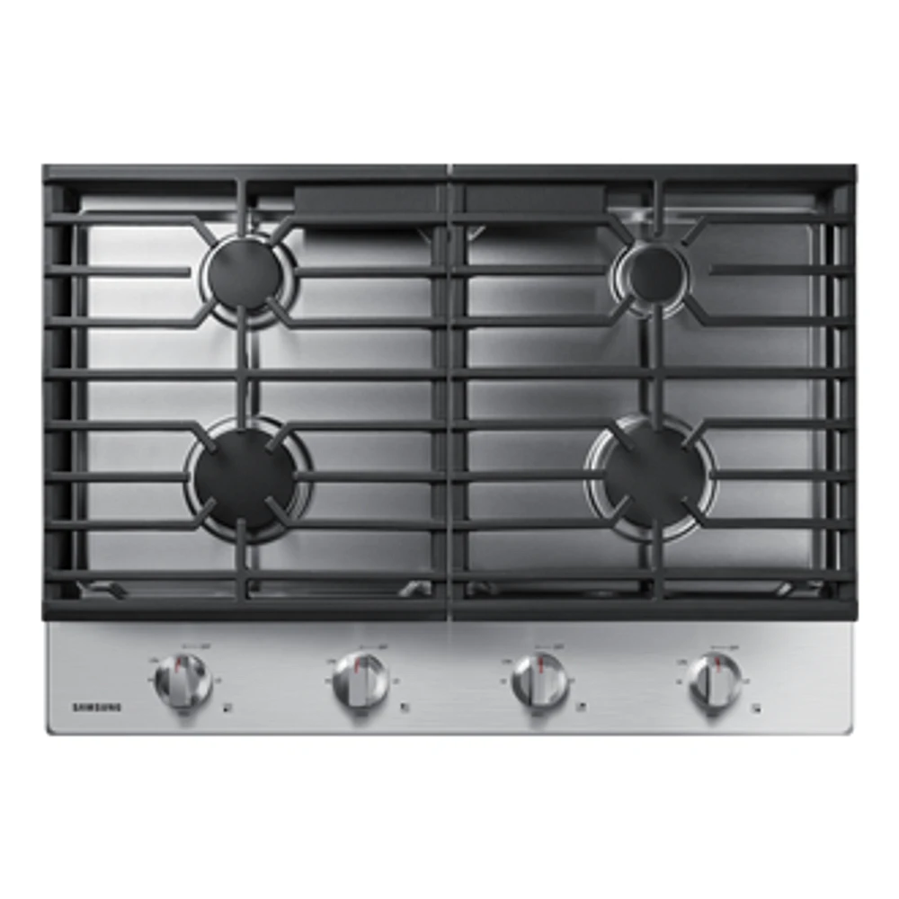 30" 4-Burner Gas Cooktop with Knob Controls | Samsung Canada