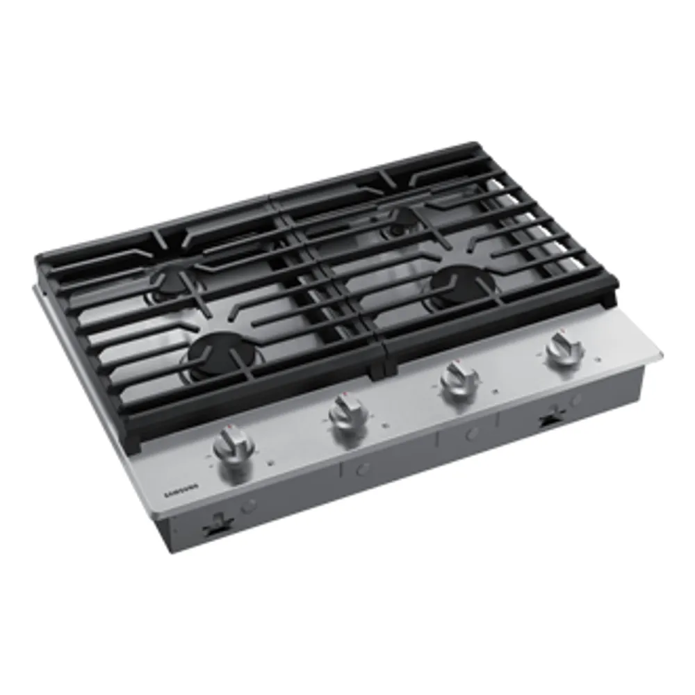 30" 4-Burner Gas Cooktop with Knob Controls | Samsung Canada