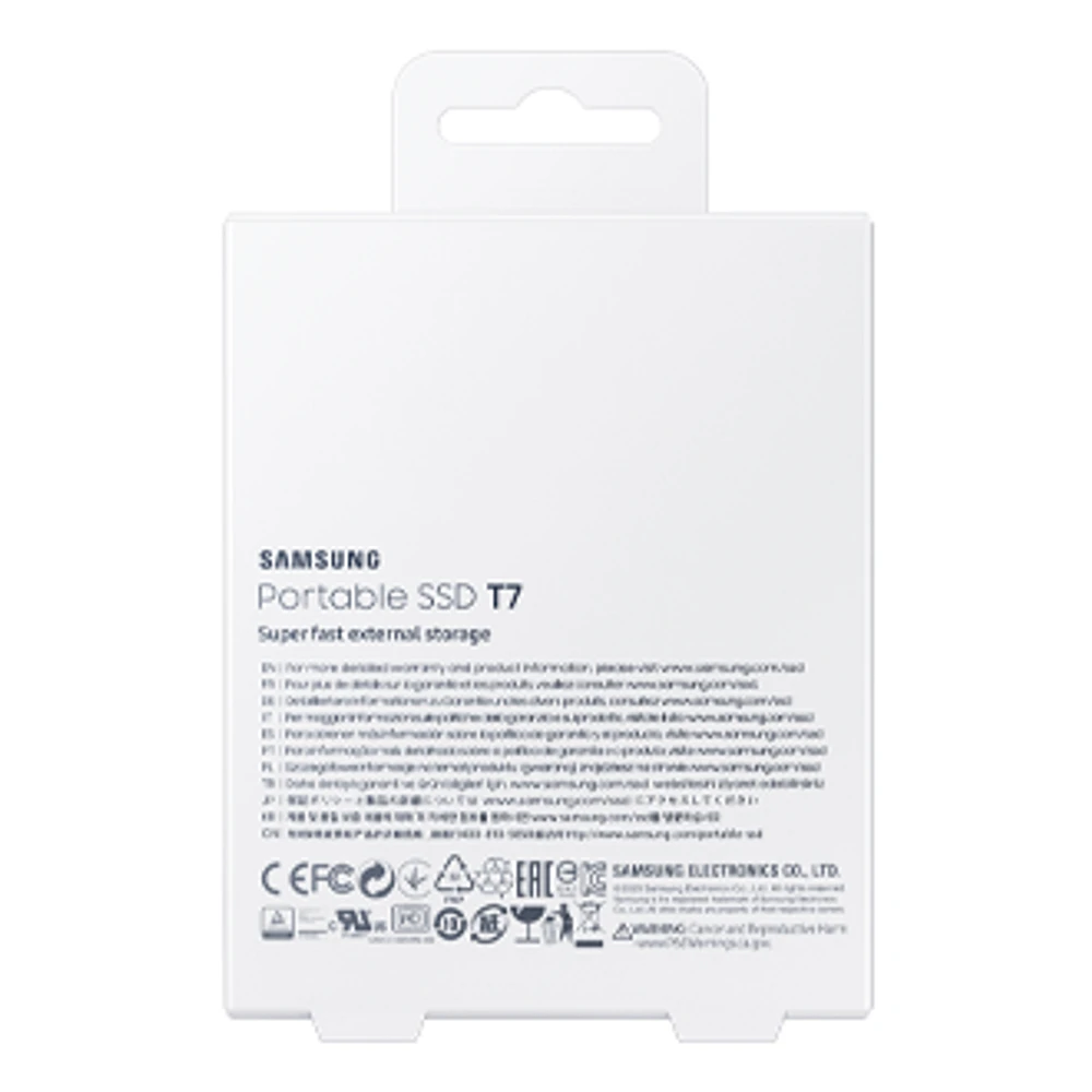 Portable SSD T7 USB 3.2 2TB (Indigo Blue) | Samsung Canada