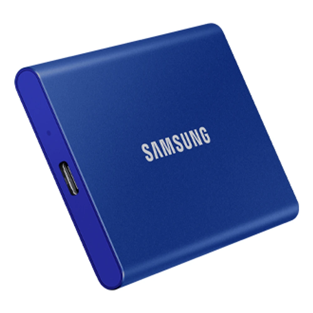 Portable SSD T7 USB 3.2 2TB (Indigo Blue) | Samsung Canada