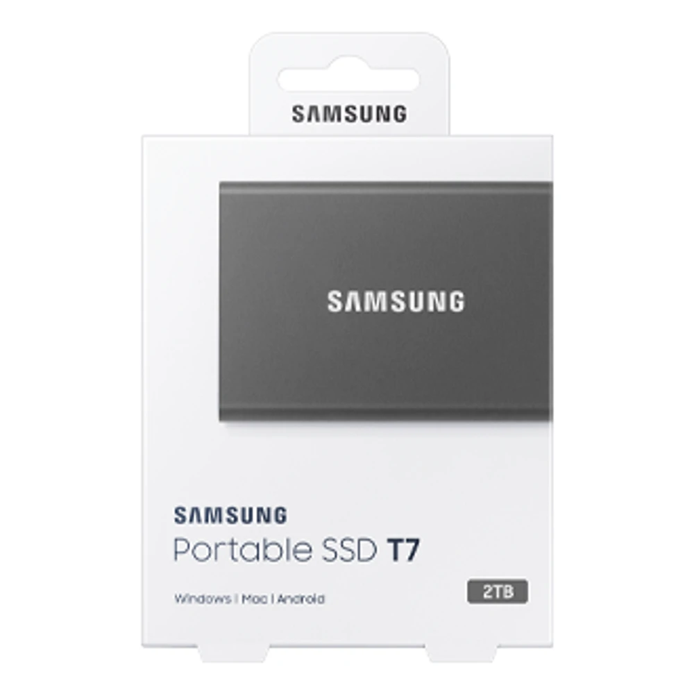 Portable SSD T7 USB 3.2 2TB (Titan Gray) | Samsung Canada