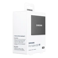 Portable SSD T7 USB 3.2 2TB (Titan Gray) | Samsung Canada