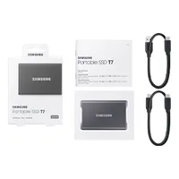 Portable SSD T7 USB 3.2 500GB (Titan Gray) | Samsung Canada