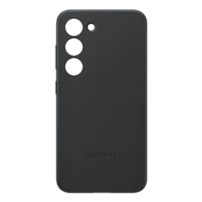 Galaxy S23 Black Leather Case | Samsung Canada