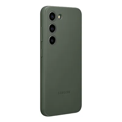 Galaxy S23 Green Leather Case | Samsung Canada