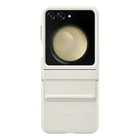 Galaxy Z Flip5 Flap Eco-Leather Case | Cream | Samsung Canada