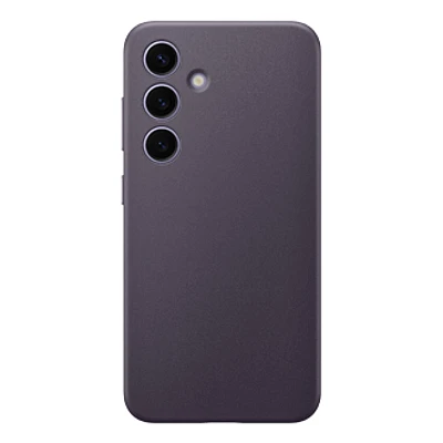 Galaxy S24 Vegan Leather Case Dark Violet | Samsung Canada