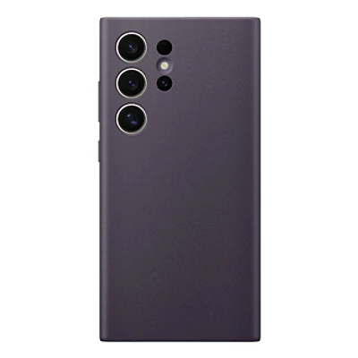 Galaxy S24 Ultra Vegan Leather Case Dark Violet | Samsung Canada
