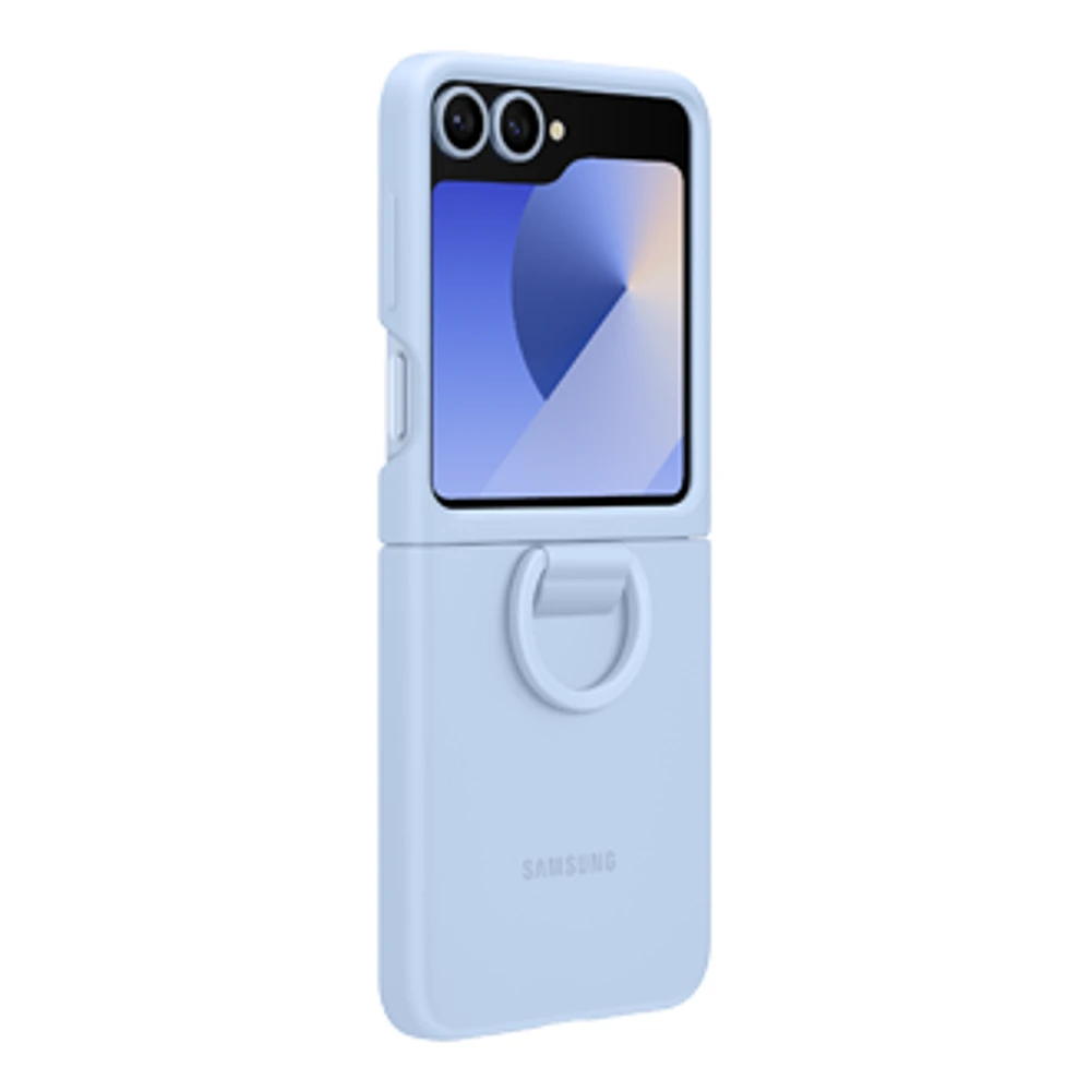 Galaxy Z Flip 6 Silicone Case - Blue | Samsung Canada