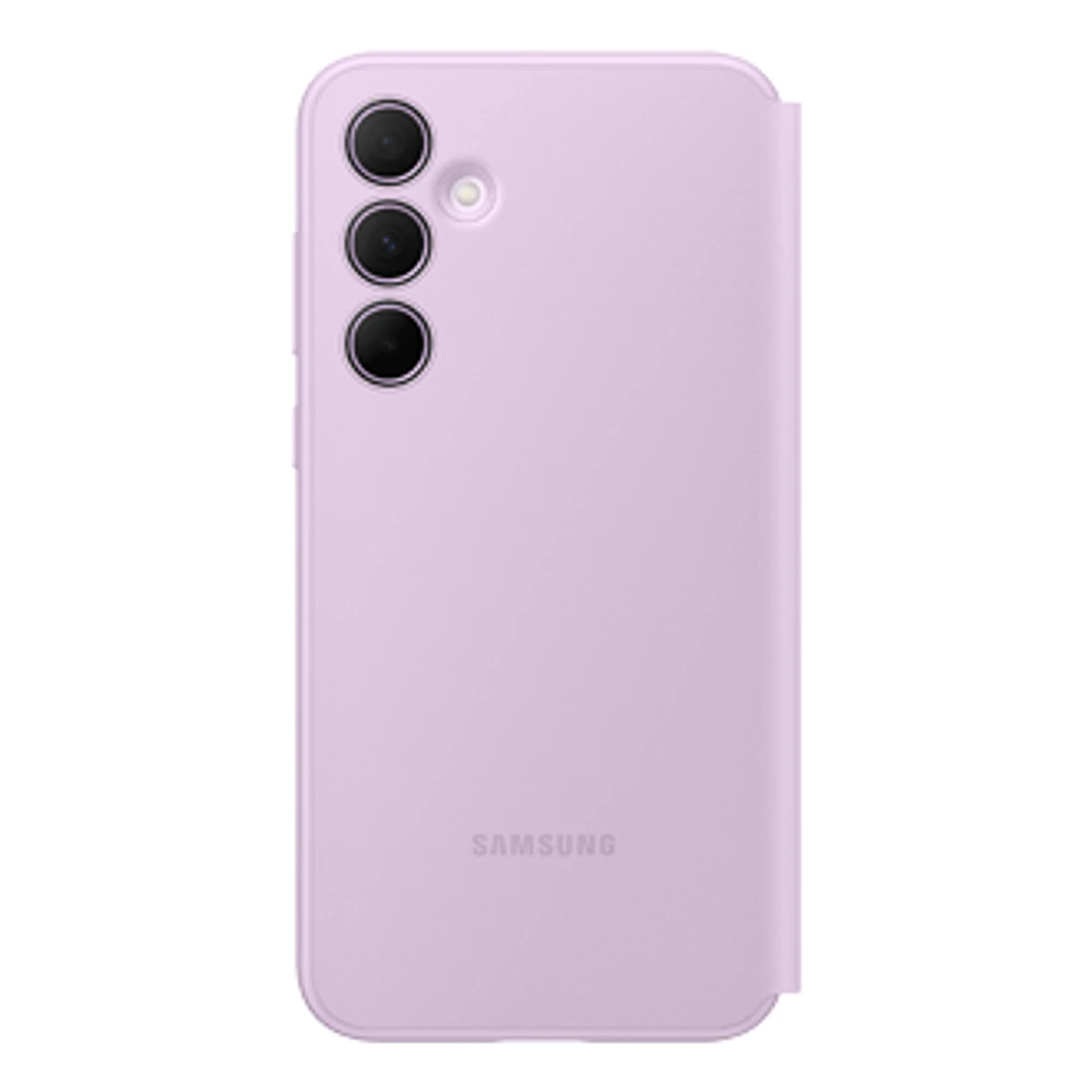 Galaxy A35 5G Smart View Wallet Case Lavender | Samsung Canada