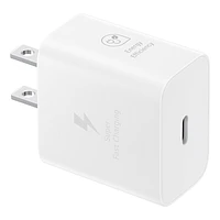 25W Power Adapter White (with Cable) | Samsung Canada