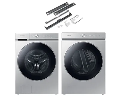 BESPOKE 8900 Front Load Washer & Dryer with Stacking Kit | Samsung Canada