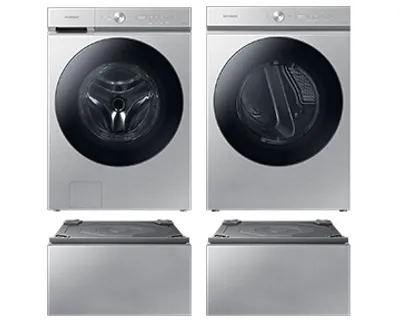 BESPOKE Front Load Washer & Dryer with Pedestals | Samsung Canada