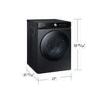 8700 Black Stainless Bespoke Washer and Dryer Pair with AI Smart Dial | Samsung Canada