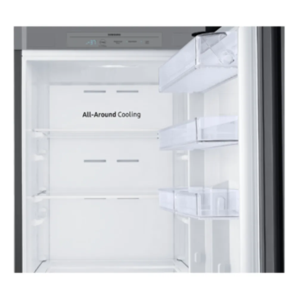 24" BESPOKE 1-Door Column Refrigerator with Navy Glass Panel | Samsung Canada