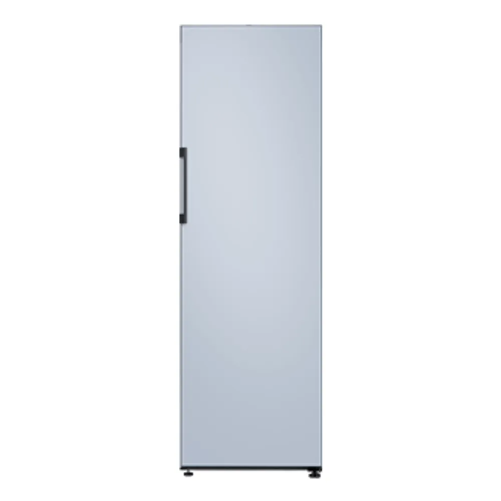 24" BESPOKE 1-Door Column Refrigerator with Sky Blue Matte Glass Panel | Samsung Canada