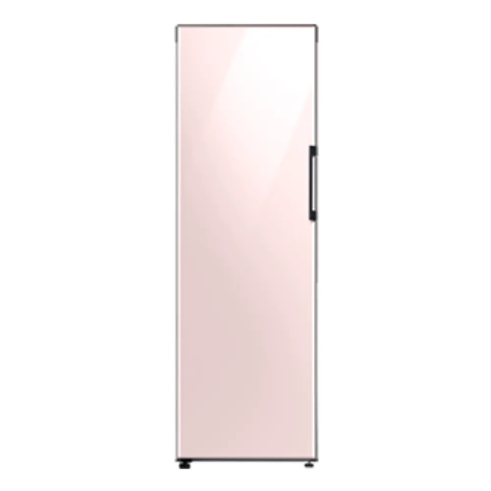 24" BESPOKE 1-Door Column Freezer with Convertible Mode in Rose Pink Glass | Samsung Canada