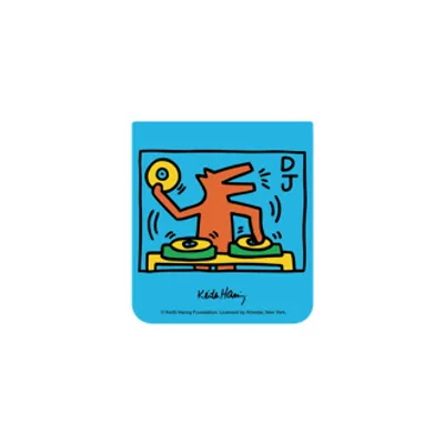 Keith Haring Flipsuit Card for Galaxy Z Flip5 Flipsuit Case Light Blue | Samsung Canada