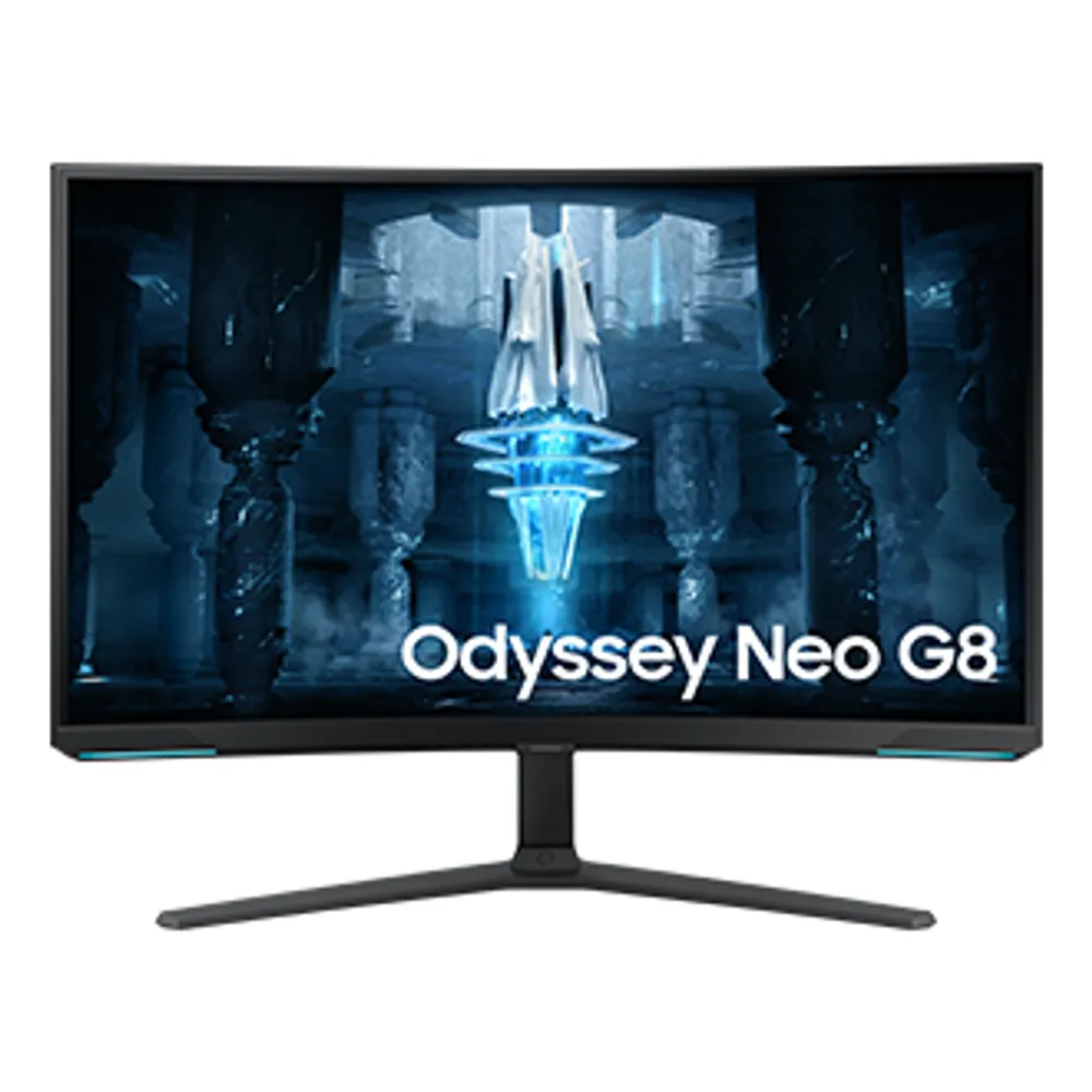 32" UHD monitor with 240Hz refresh rate and Quantum Mini-LED G8 Odyssey Neo | Samsung Canada