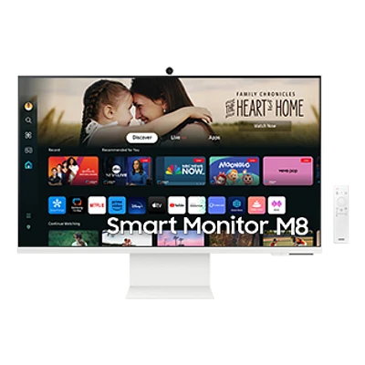 32 Inch Smart Monitor M8 UHD M80D: White | Samsung Canada