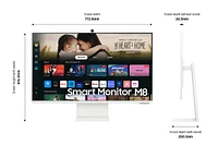 32 Inch Smart Monitor M8 UHD M80D: White | Samsung Canada